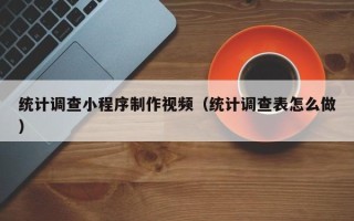 桦甸统计调查小程序制作视频（统计调查表怎么做）